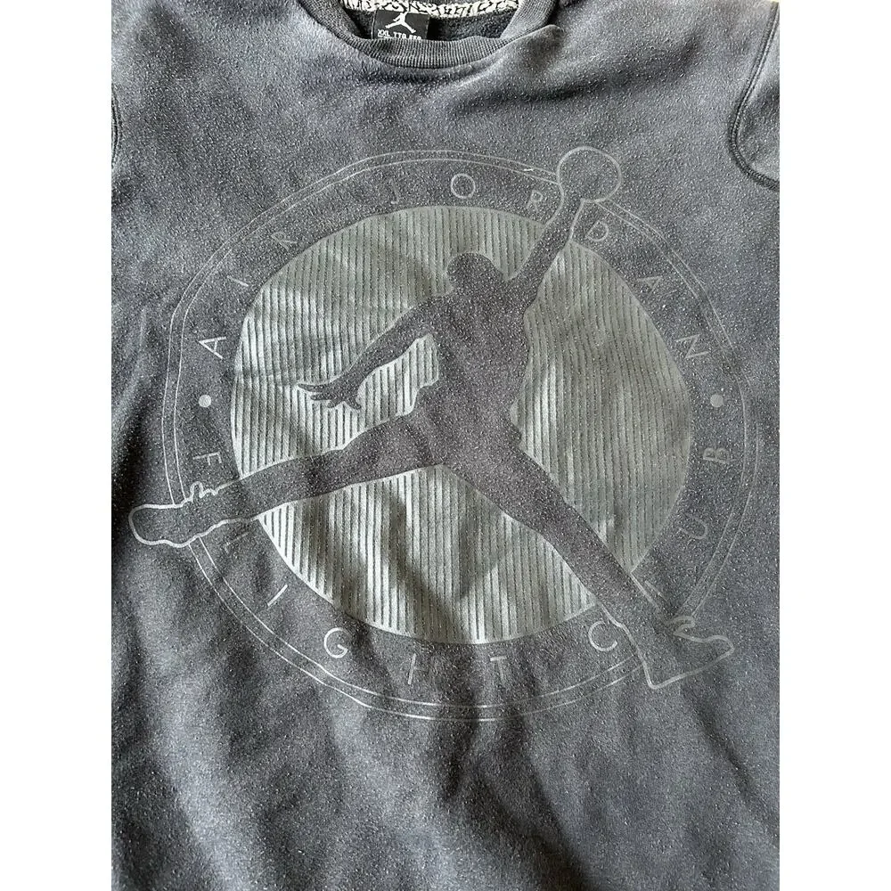 VTG AIR Jordan Nike XXL Sweat Shirt Flight Club Logo 2XL TTG Gym Skater Punk Y2K